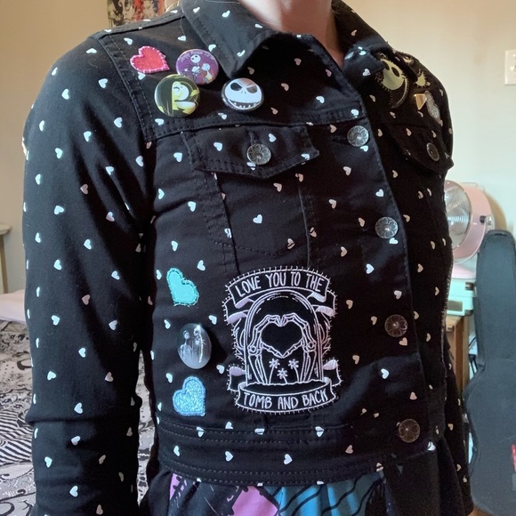 DIY “Nightmare Before Christmas” Punk Jacket - Picture 9 of 11